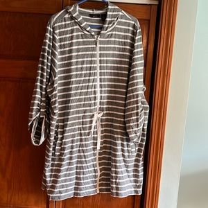 Plus size swim coverup.